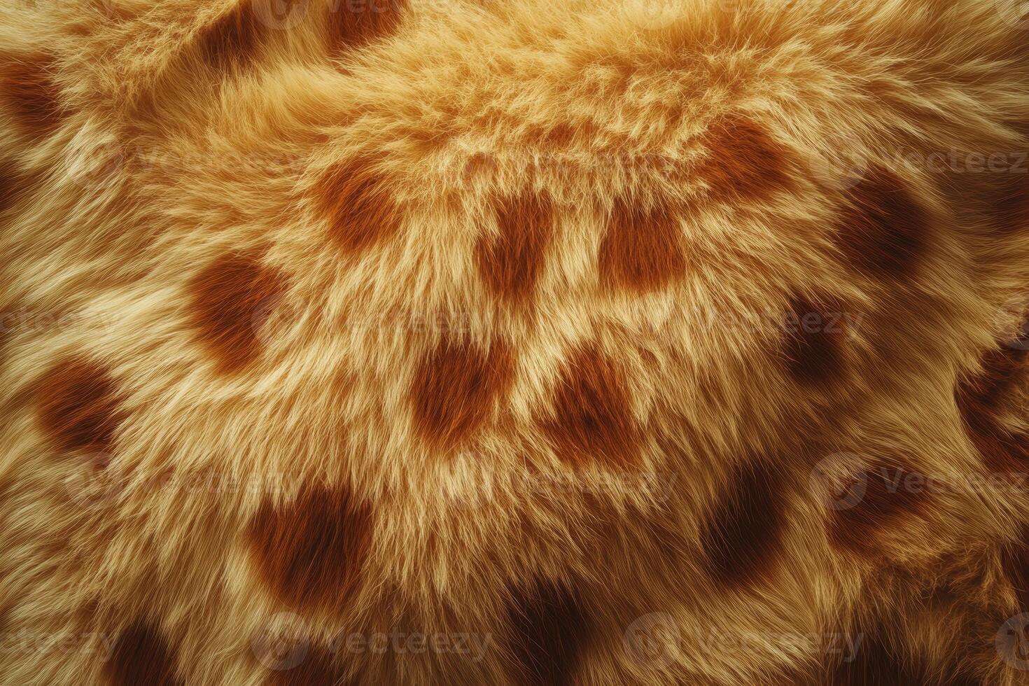 Giraffe fur texture showcasing unique patterns in natural light photo