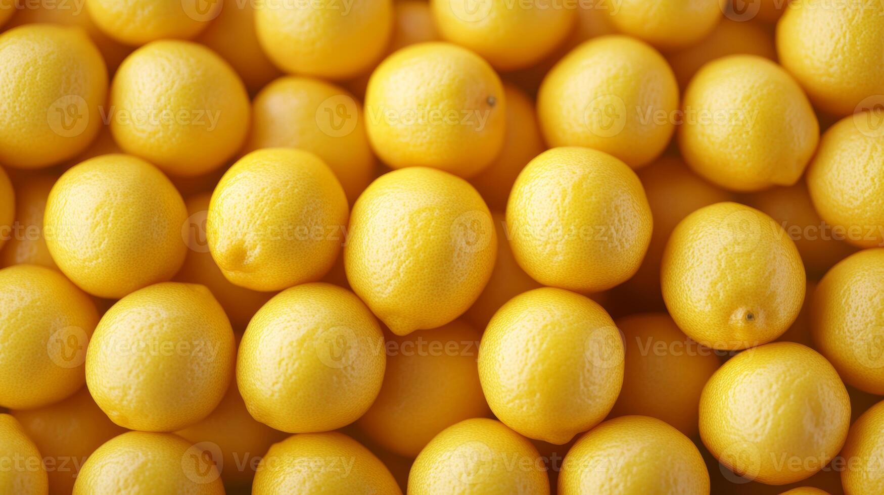 Bright yellow lemons arranged in a geometric pattern create a modern fruit-inspired design for backgrounds or decorations photo