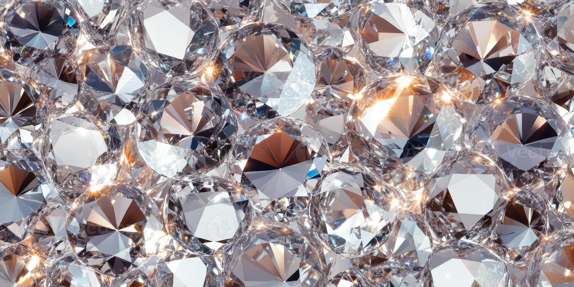 Sparkling diamonds glimmering in the light showcasing their brilliance, luxury, and elegance, perfect for jewelry design and fashion, luxury lifestyle concept photo