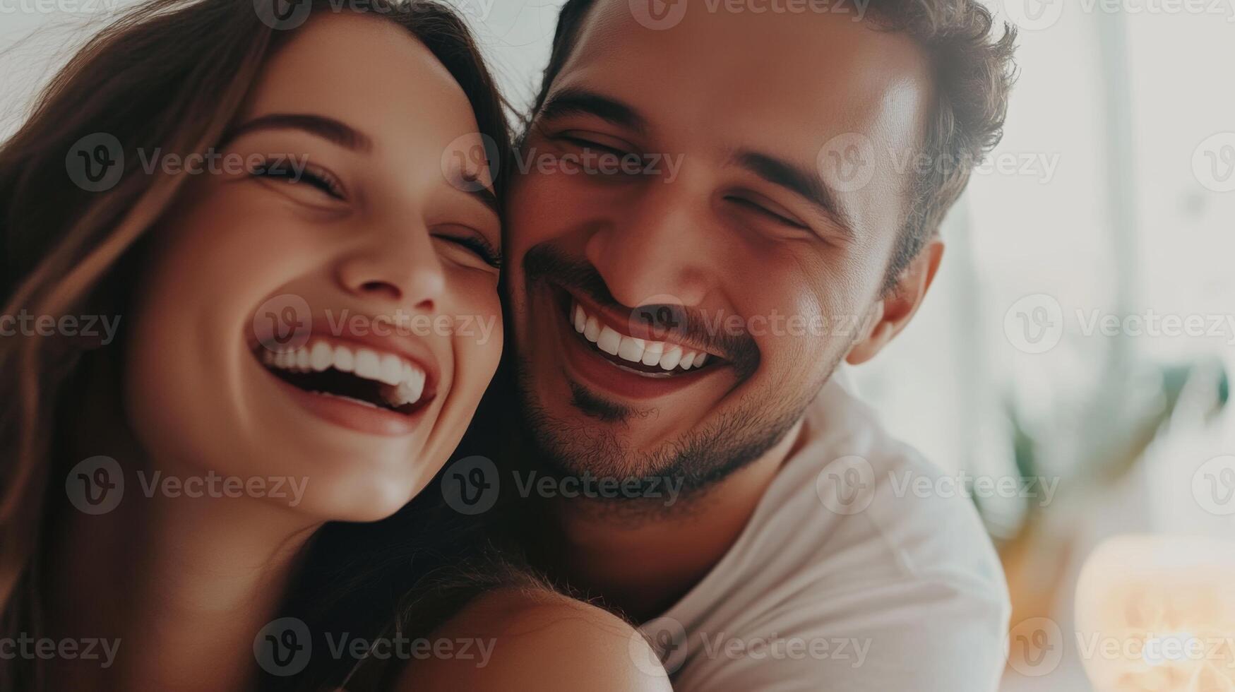 Joyful friends creating lasting memories together in a cozy indoor setting during a casual gathering photo
