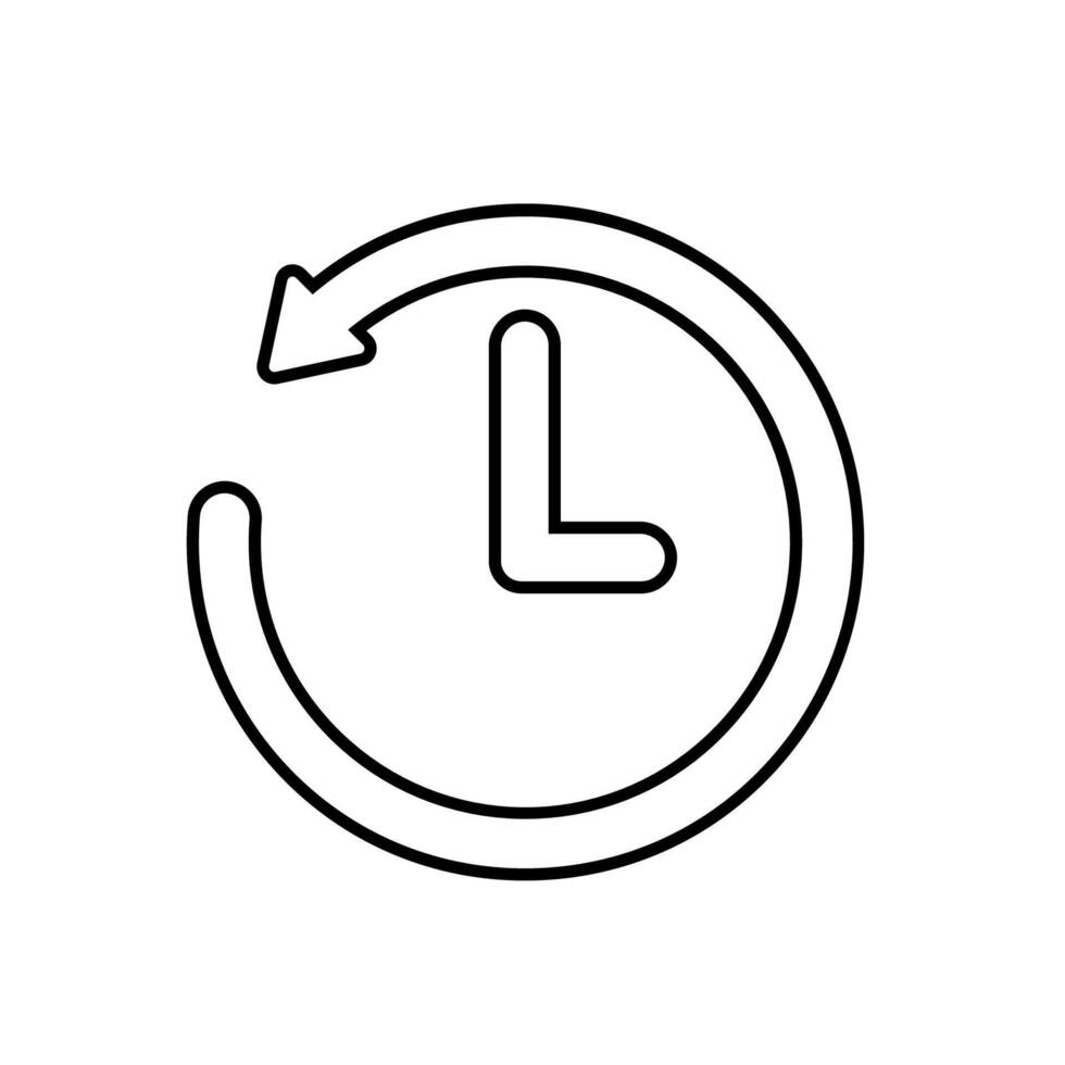 Icon a past, isolated against a clean background. vector