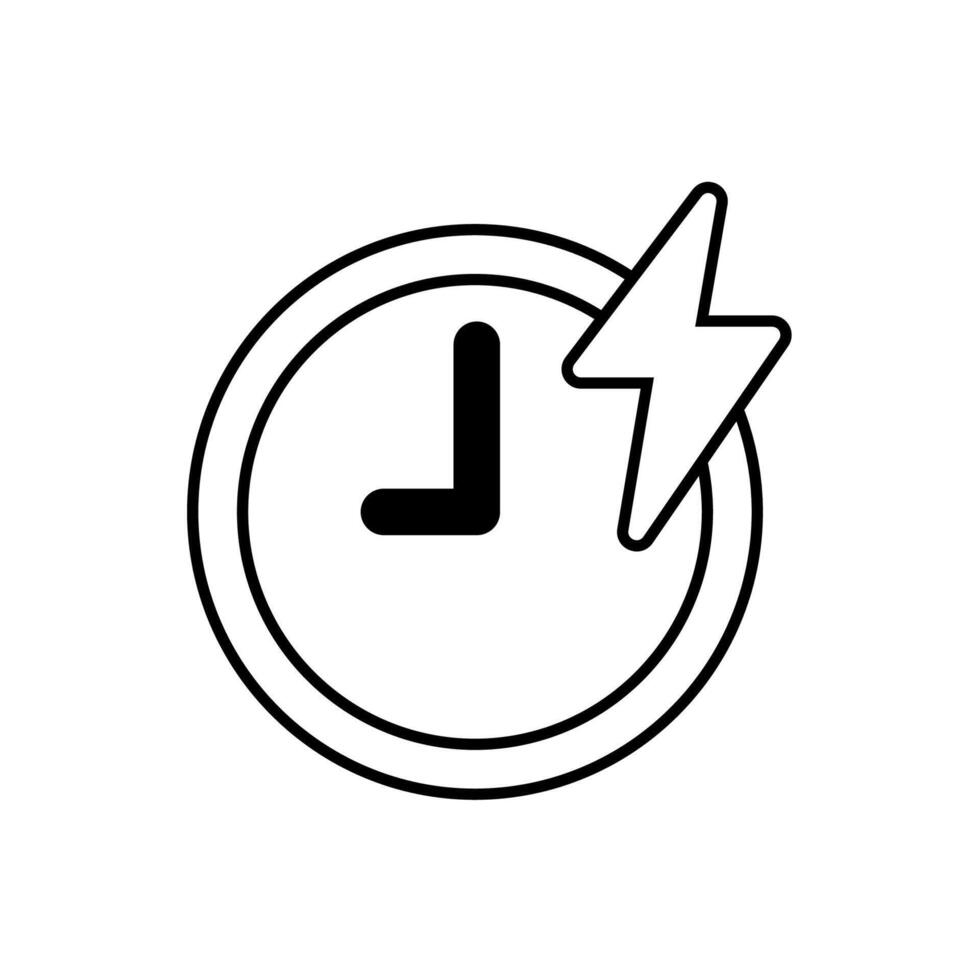 Icon a rapid, isolated against a clean background. vector