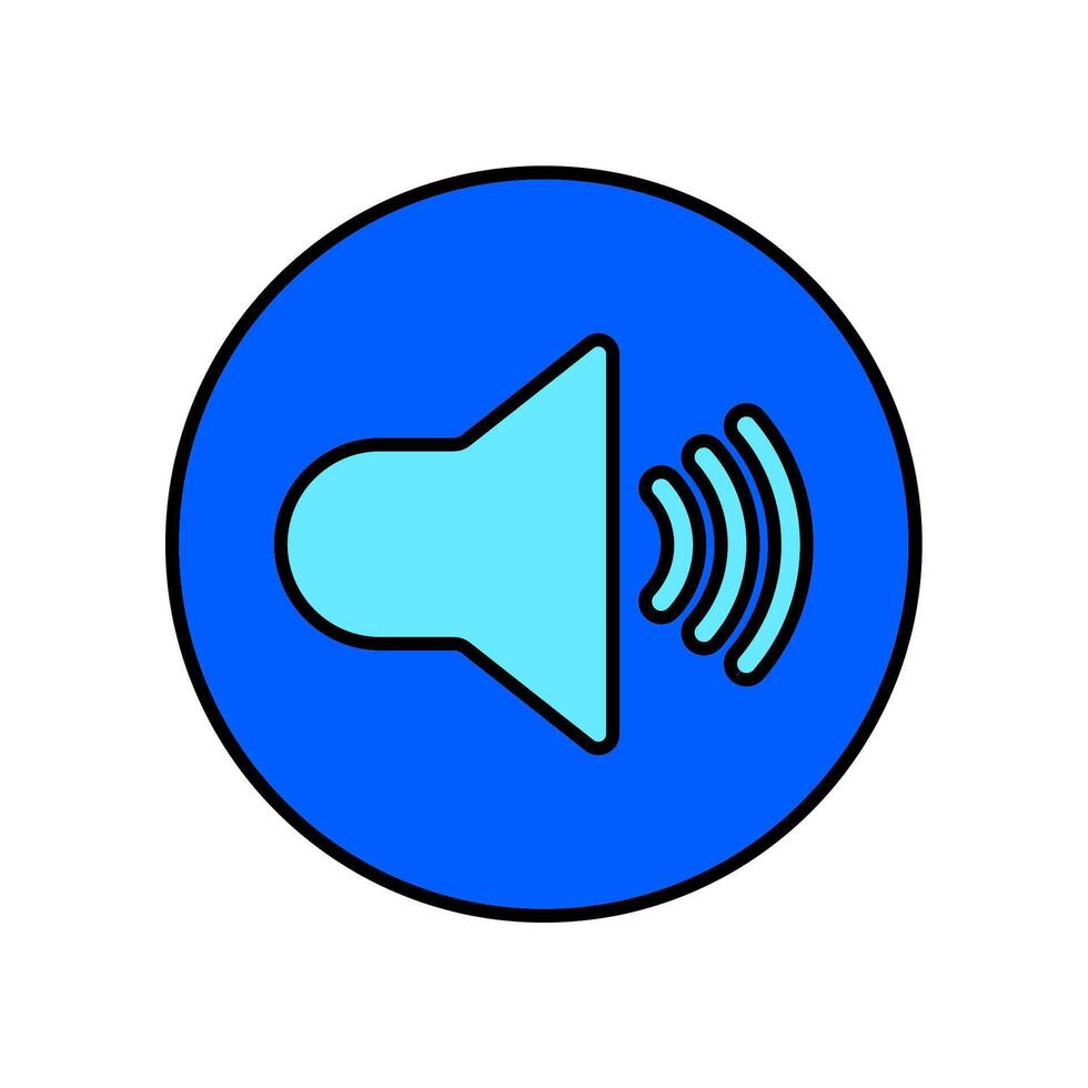 Icon a sound vector