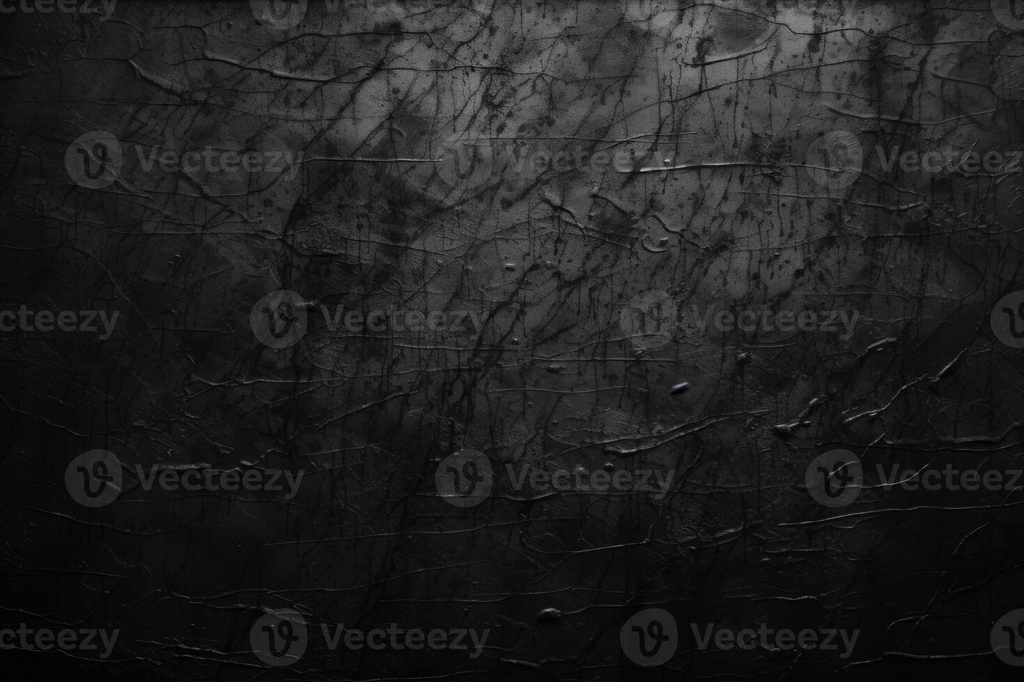 abstract black textured background with scratches and cracks. photo