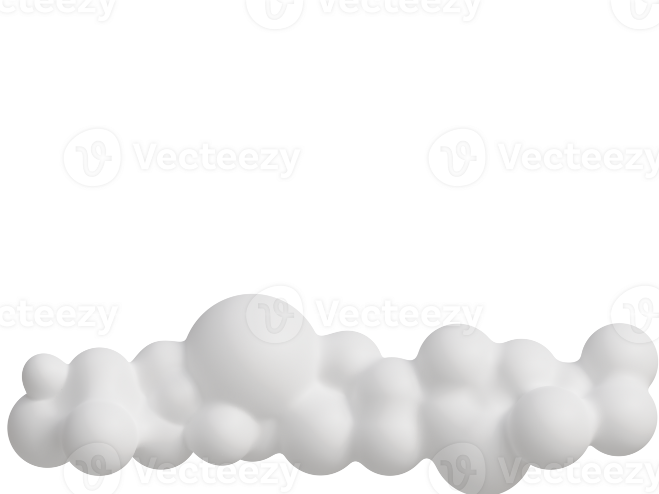 Abstract White Spheres Cloud png