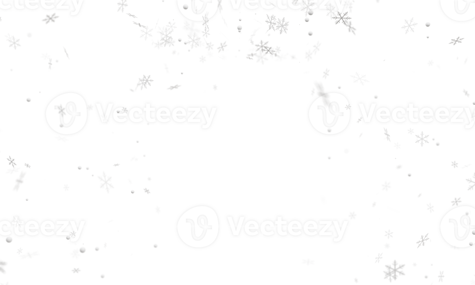 snowflakes on a transparent background png
