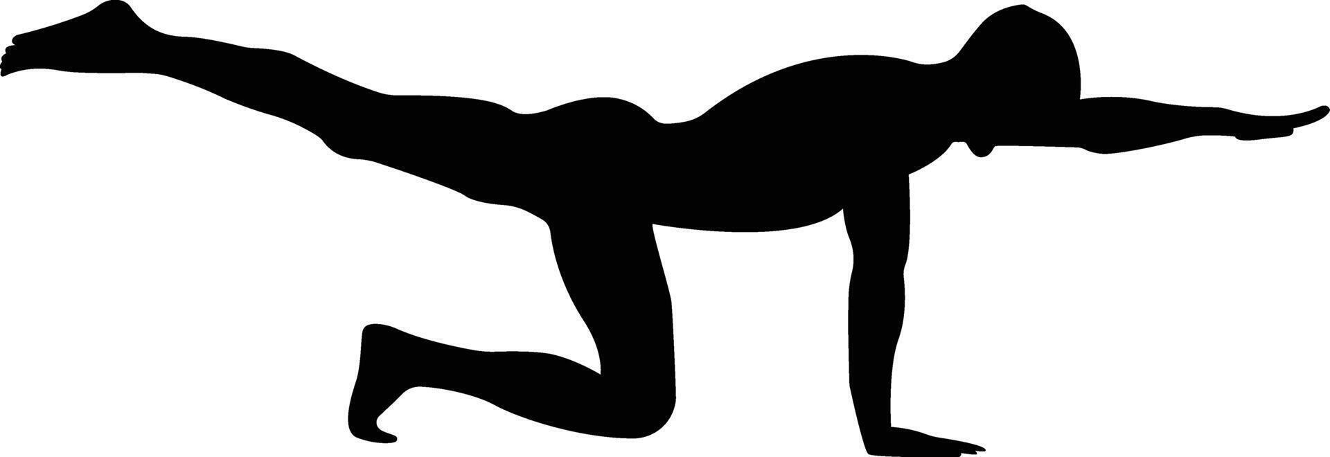 Yoga Exercise Pose vector