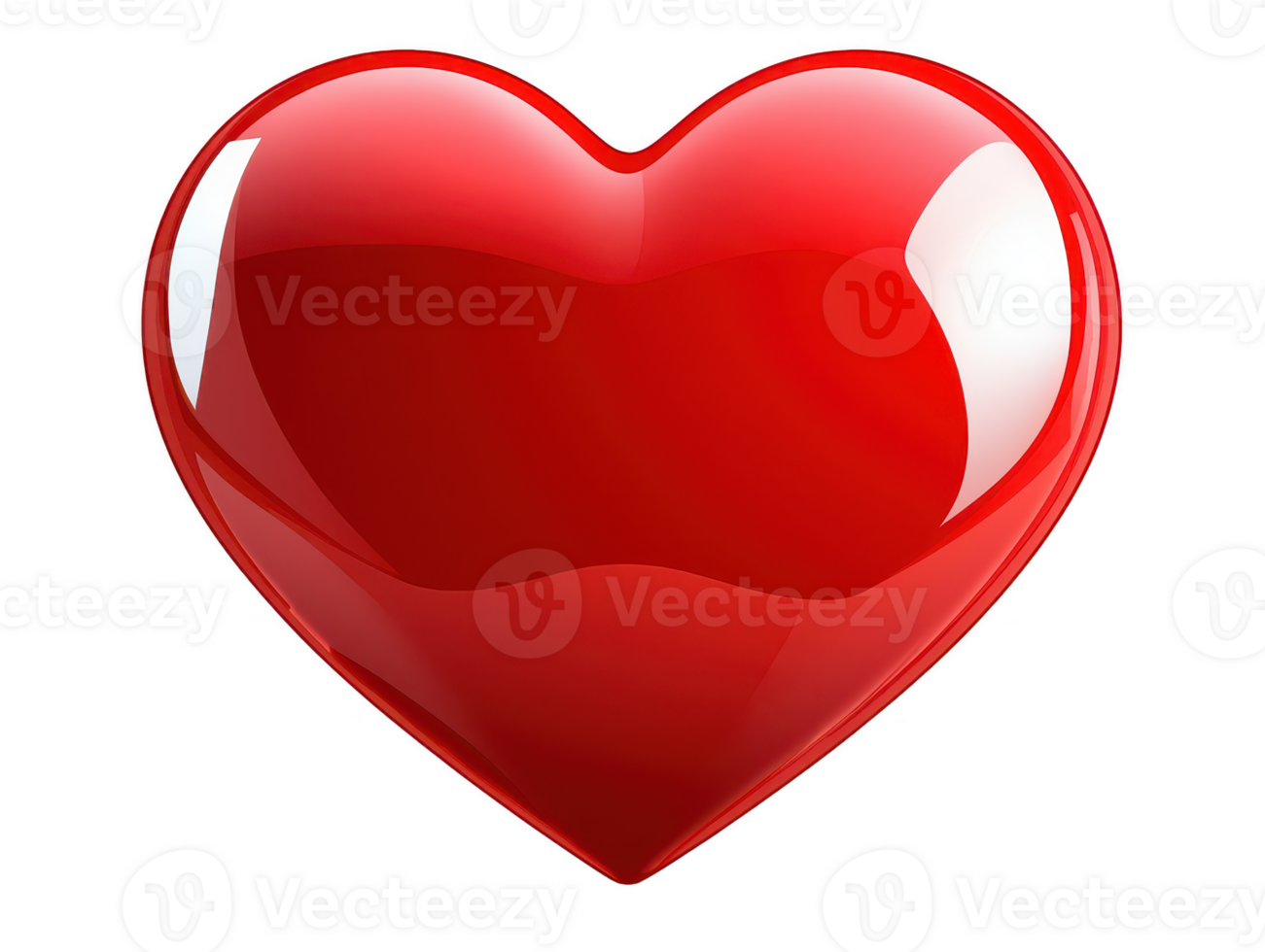 A shiny red heart symbolizes love and affection, perfect for expressing emotions various contexts. This vibrant image captures essence of romance and warmth, making it ideal for heartfelt messages png