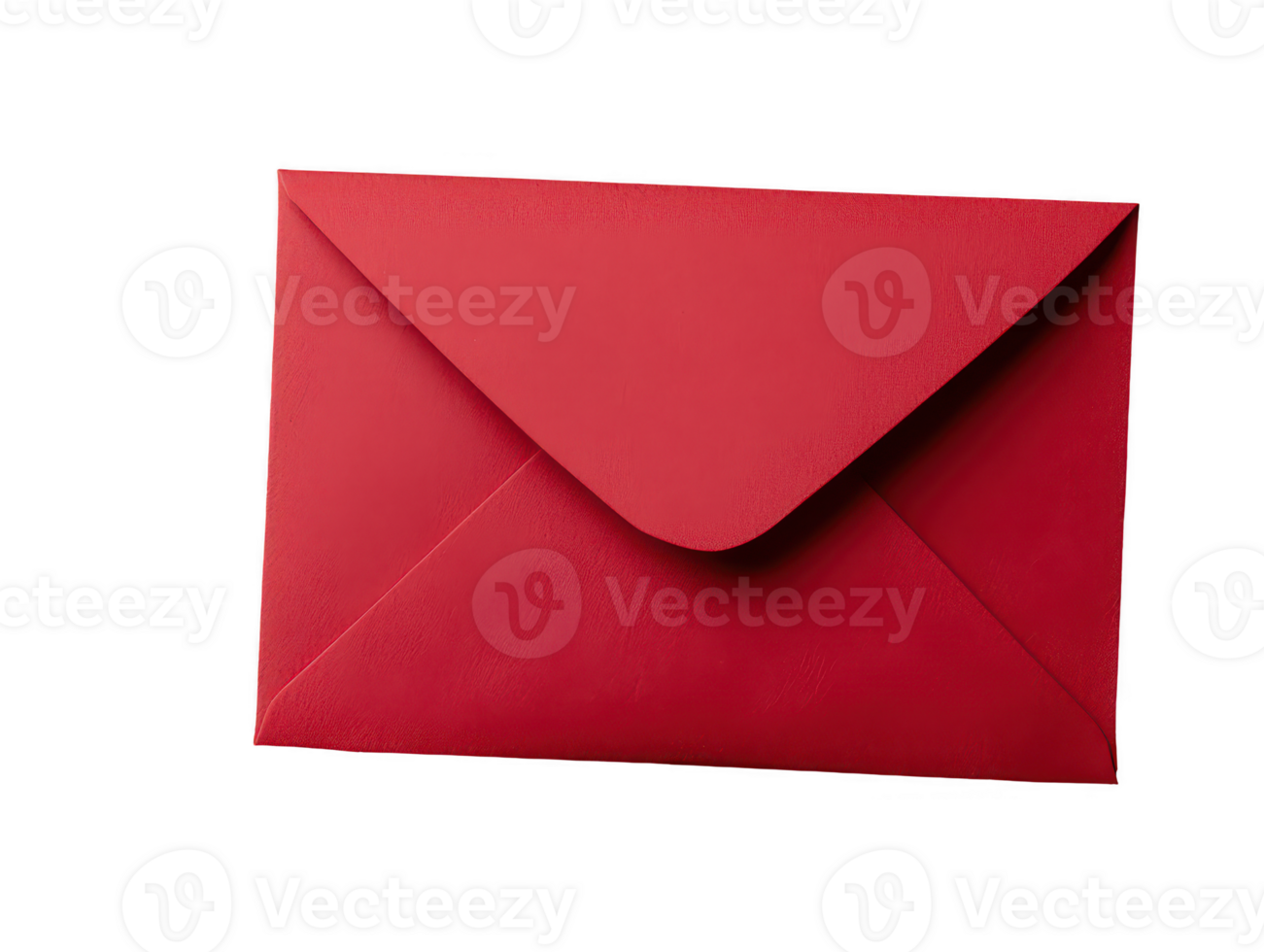 A vibrant red envelope, symbolizing love and communication, is prominently displayed against neutral background. This envelope can be used for various occasions, such as invitations or heartfelt png