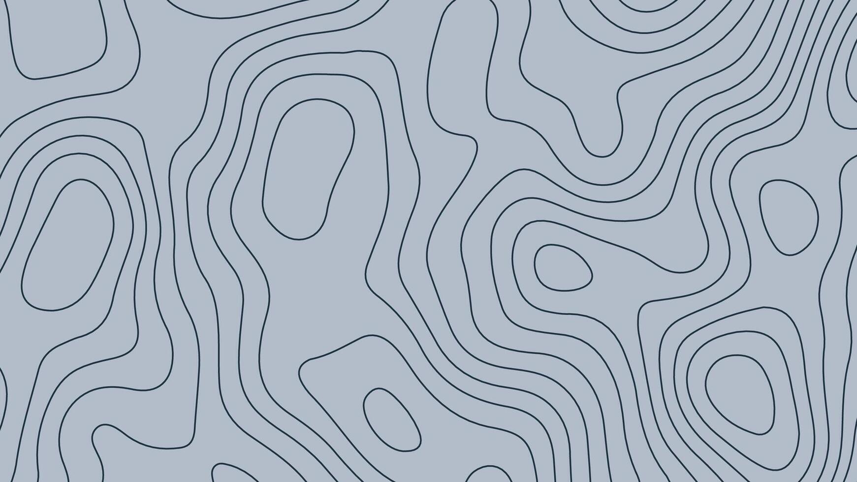 Modern Topography Design with Smooth Contours vector
