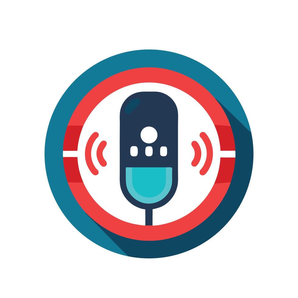 Call Recording Icon vector