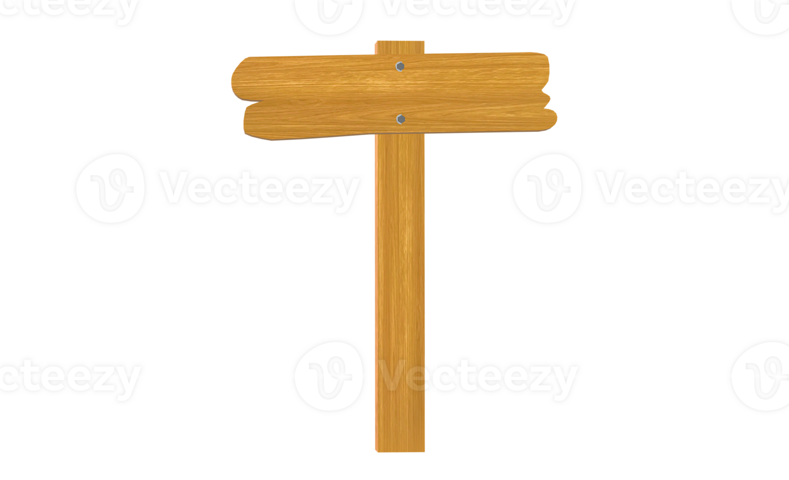 wooden signpost isolated on transparent background png