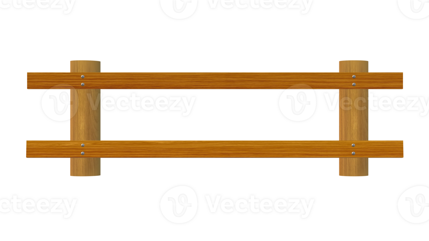 wooden fence on transparent background image png