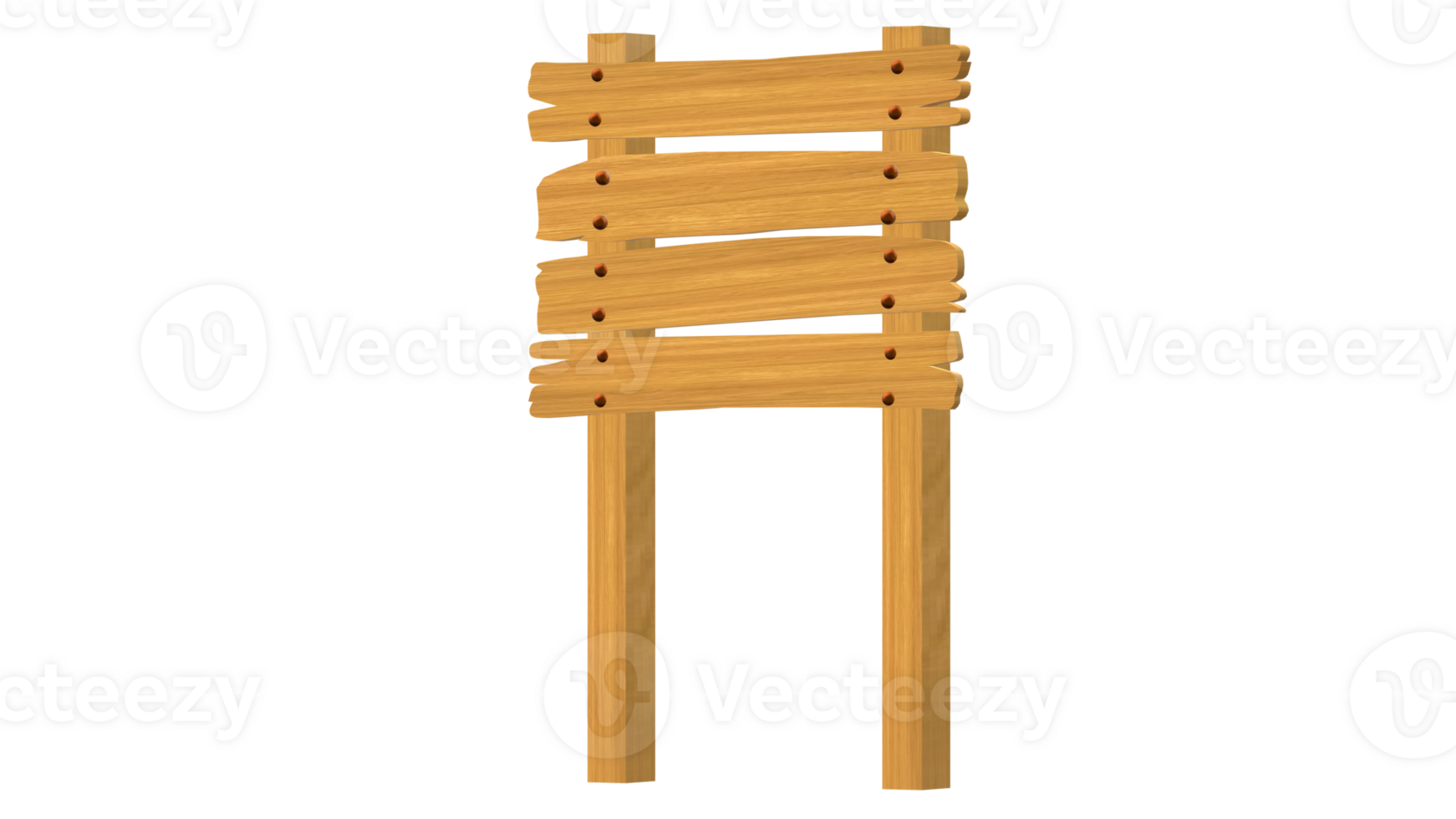 wooden signpost on transparent Signage, wood, directions. Wood texture. png