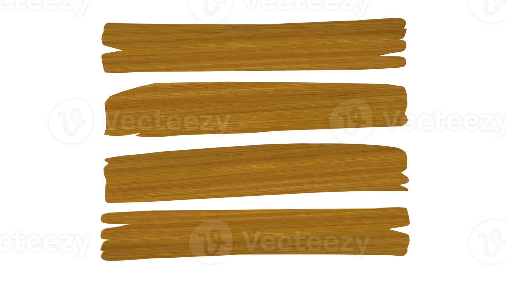 wooden strips on transparent background png