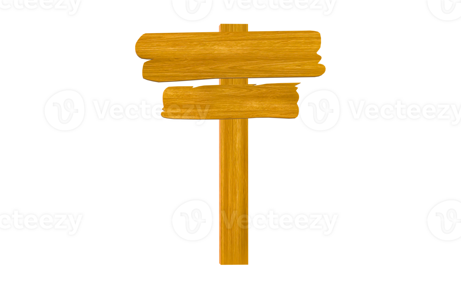 wooden signpost on transparent background png