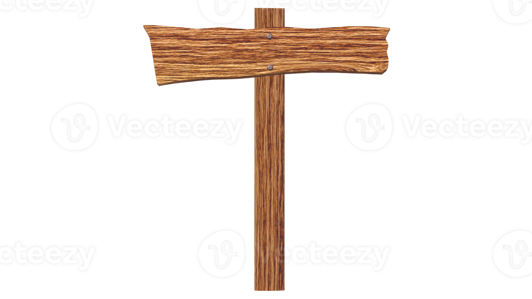 a wooden signpost on a transparent background png