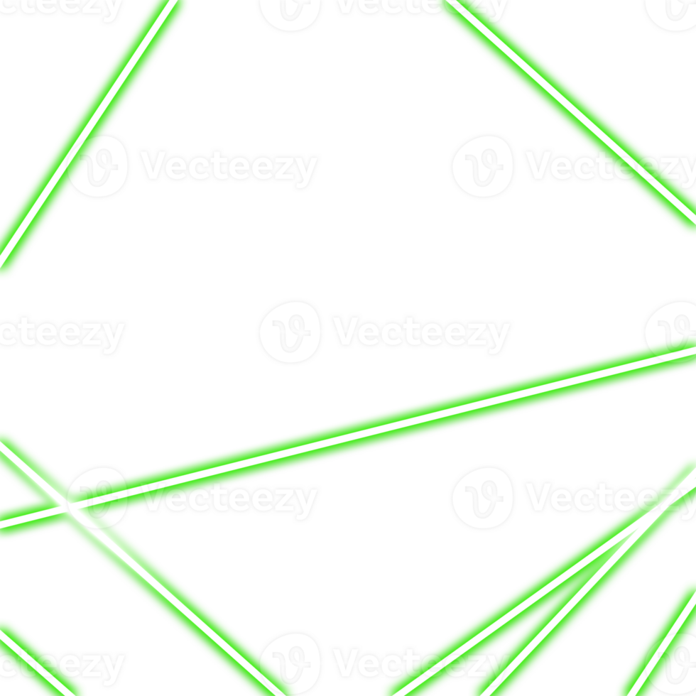 Green Neon Light Streaks png