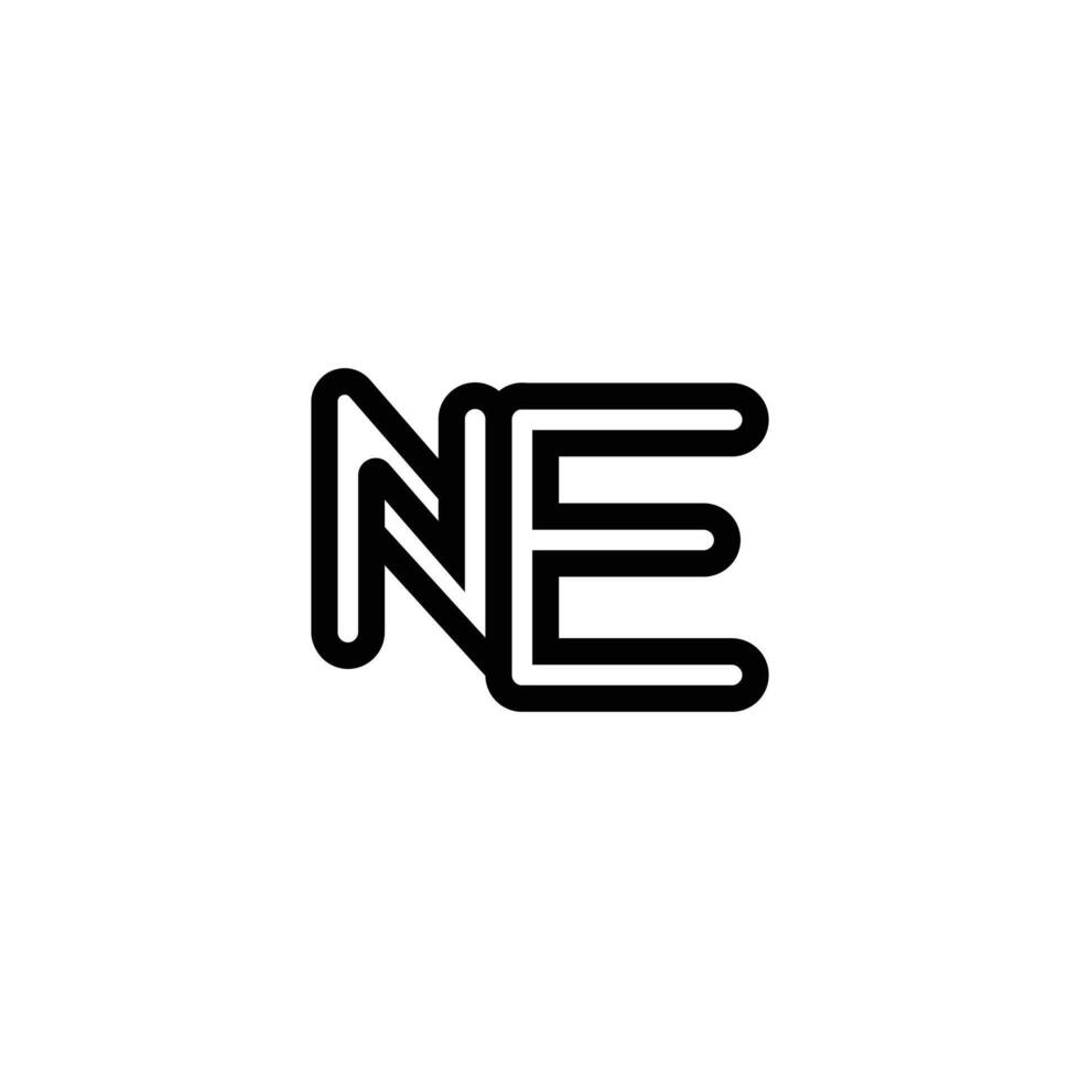 Custom EN NE Branding Logo That Tells Your Story vector