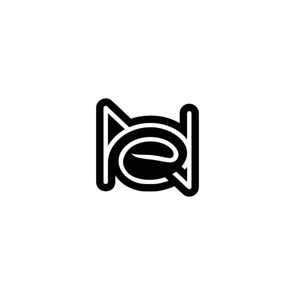Premium EN NE Initial Monogram Logo Crafted for Elegance vector