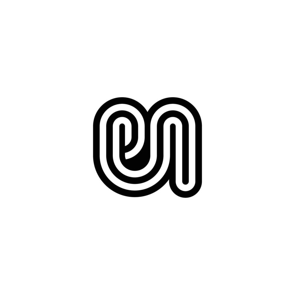 Simple Yet Iconic EN NE Logo Designed for Versatility vector