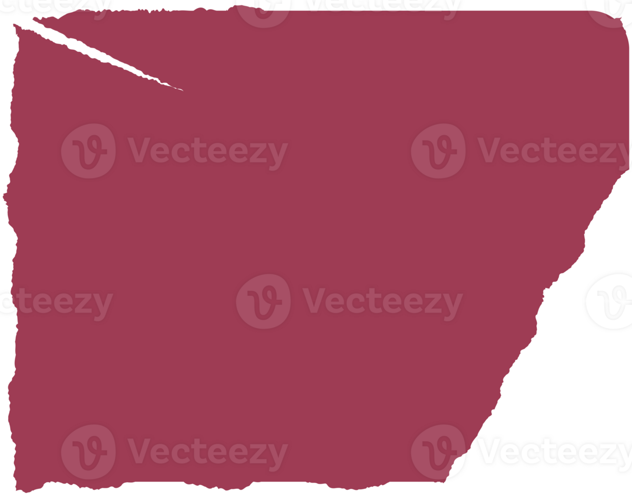 A torn piece of red paper png