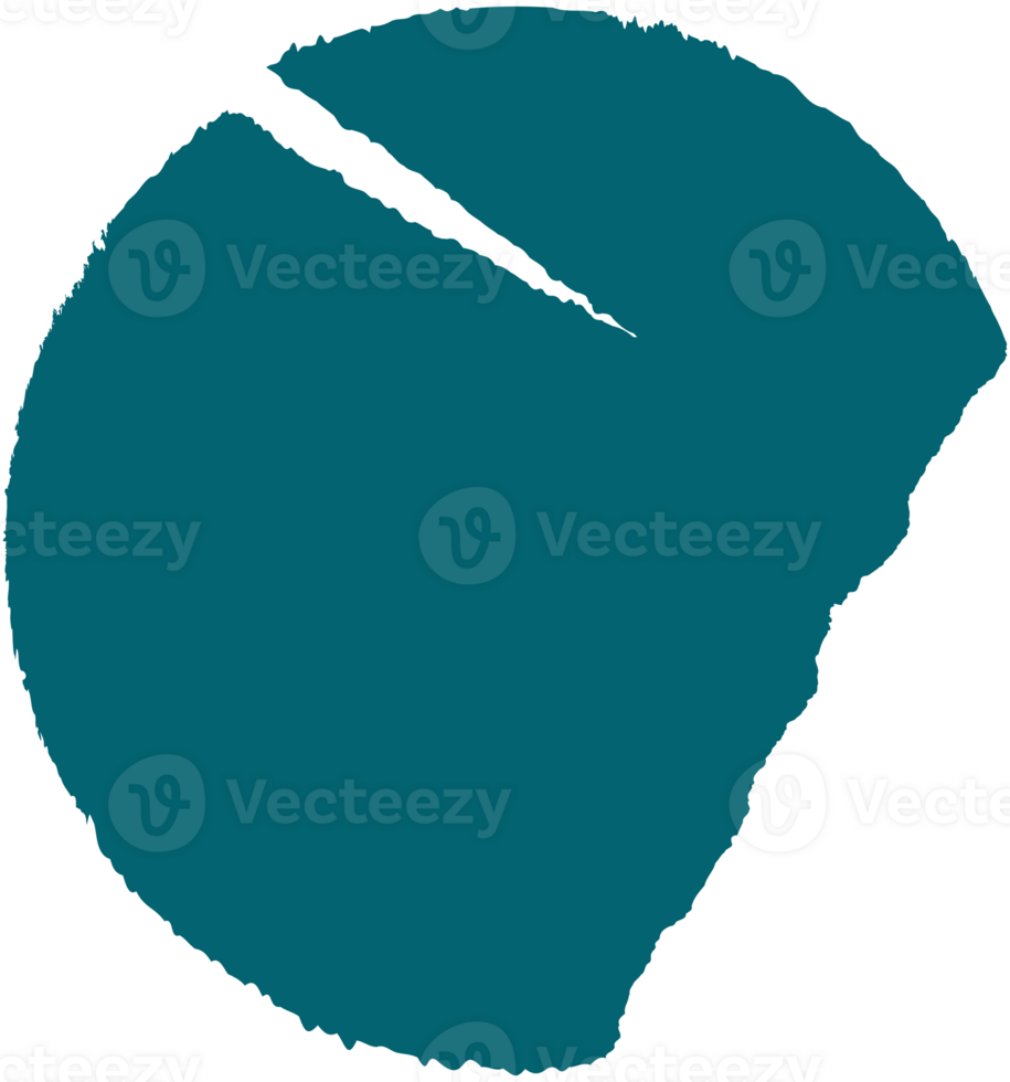 A torn piece of round paper png