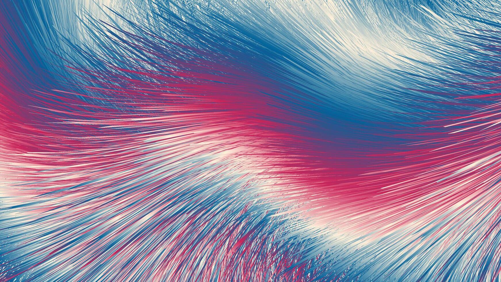 Abstract Colorful Background Fury. A warm, vibrant texture of streaked blue, white and red evokes dynamic energy. vector
