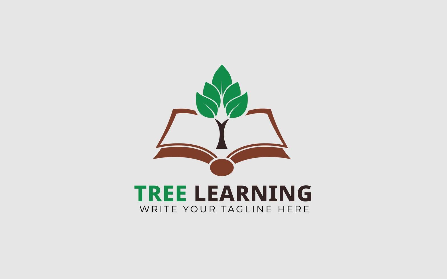 An open book with leaves growing symbolizes academic growth and knowledge development, ideal for eco-based education and sustainable vector