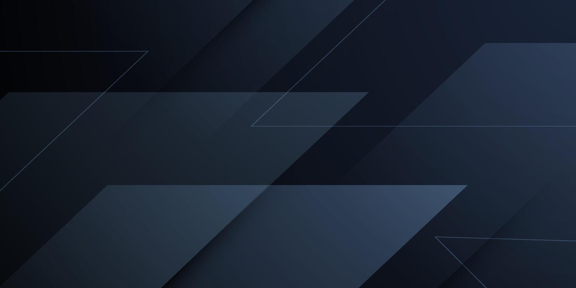 Abstract dark gray background. Simple overlap triangle pattern with line. vector