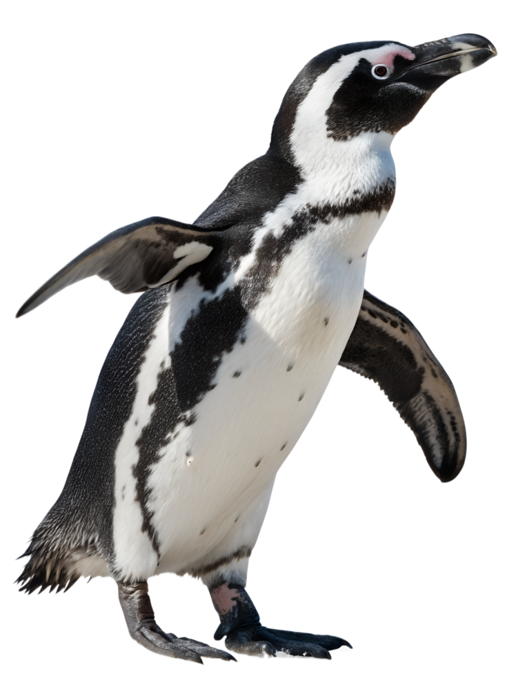 Penguin aquatic bird isolated on the transparent background png