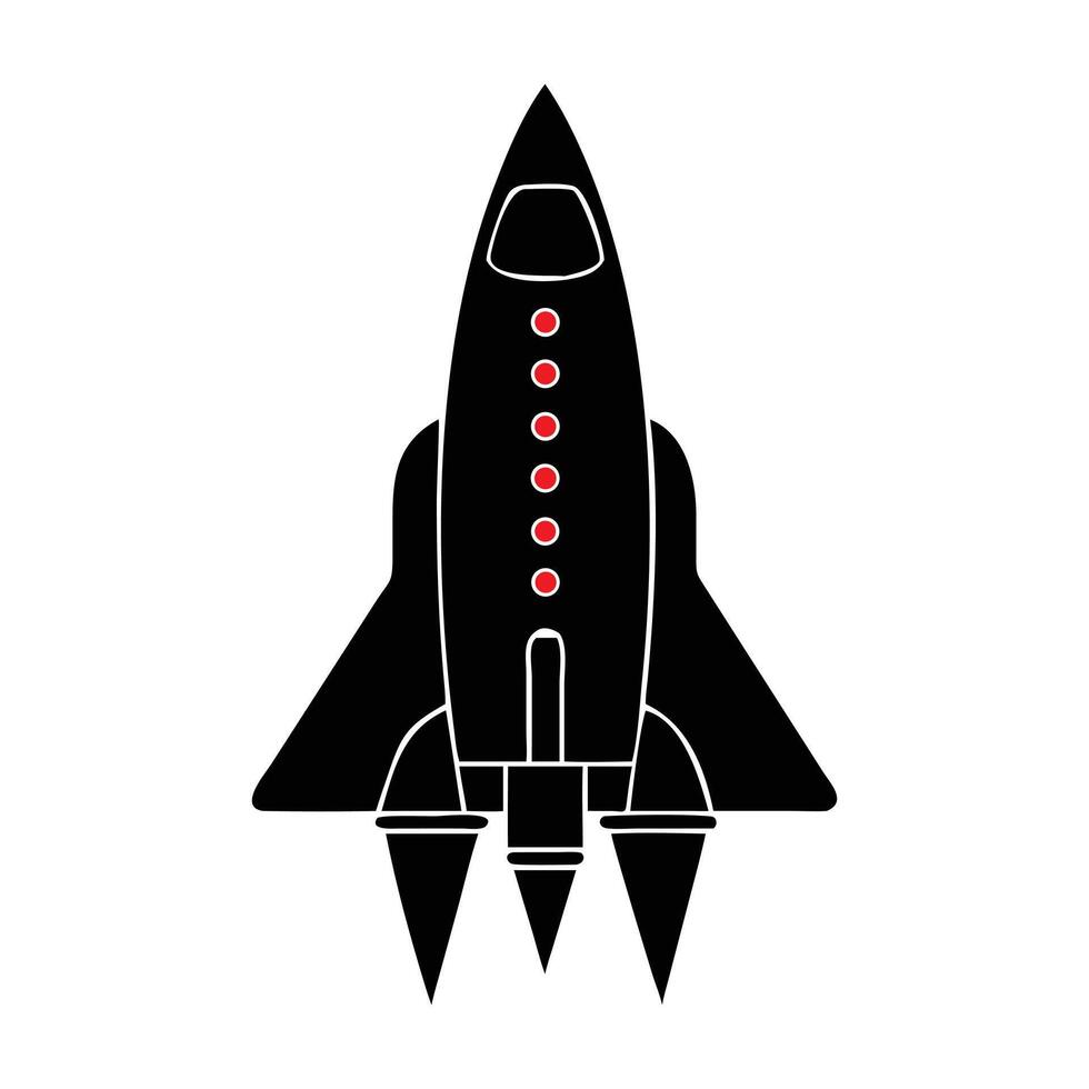 Illustration of Rocket Icon vector