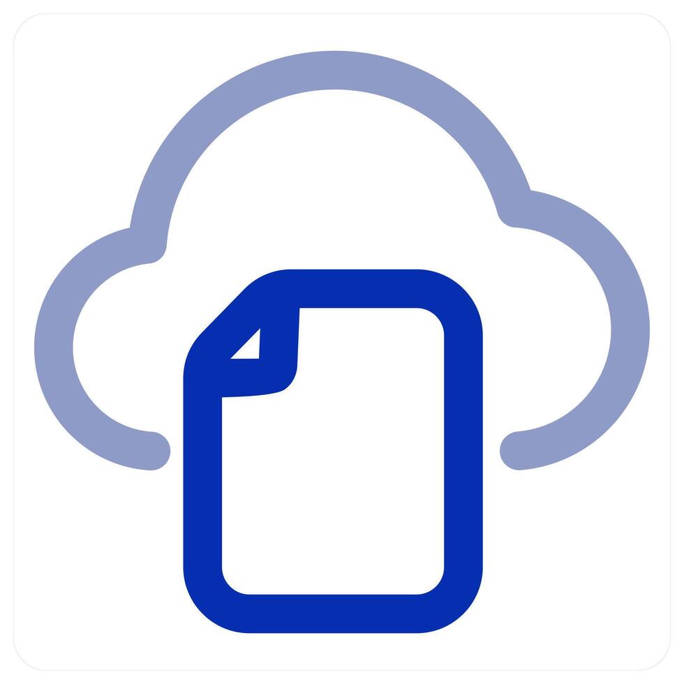 Cloud Folder and backup vector