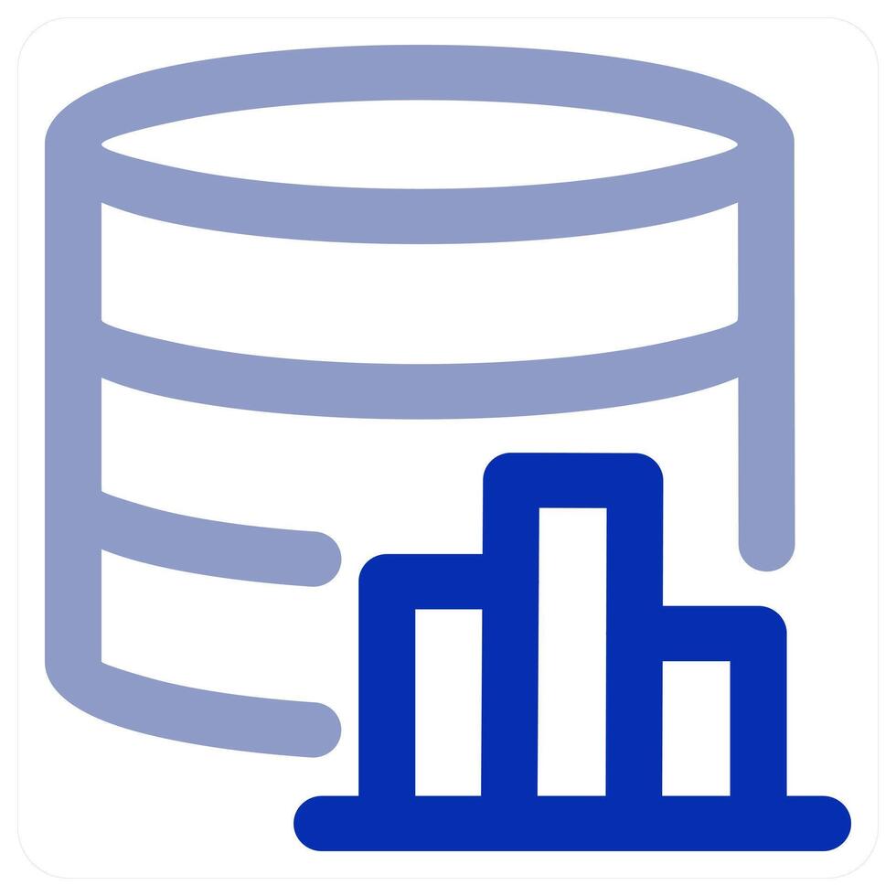 Server Statistics and data icon concept vector