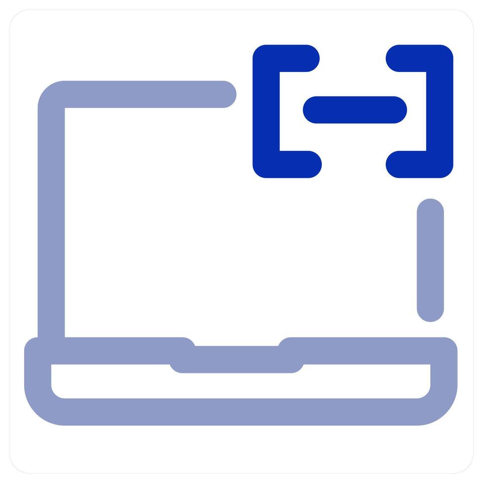 Laptop and computer icon icon concept vector