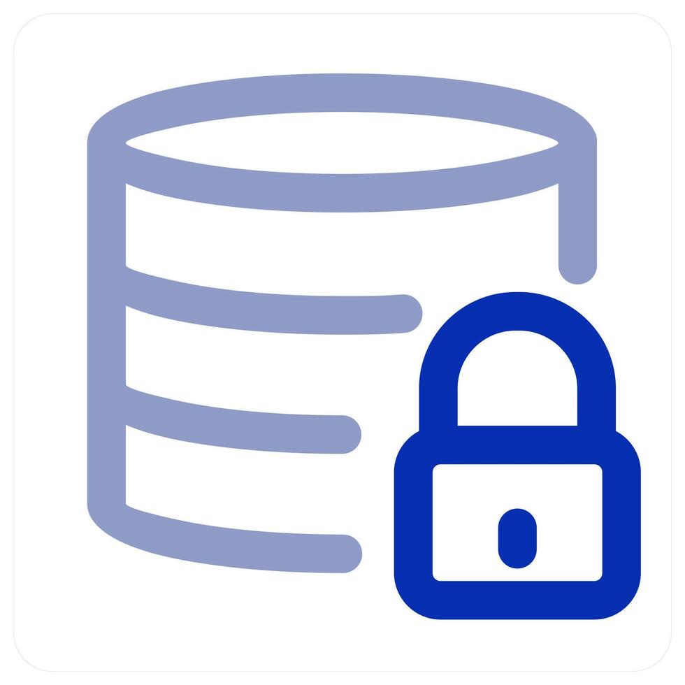 Server Lock icon concept vector