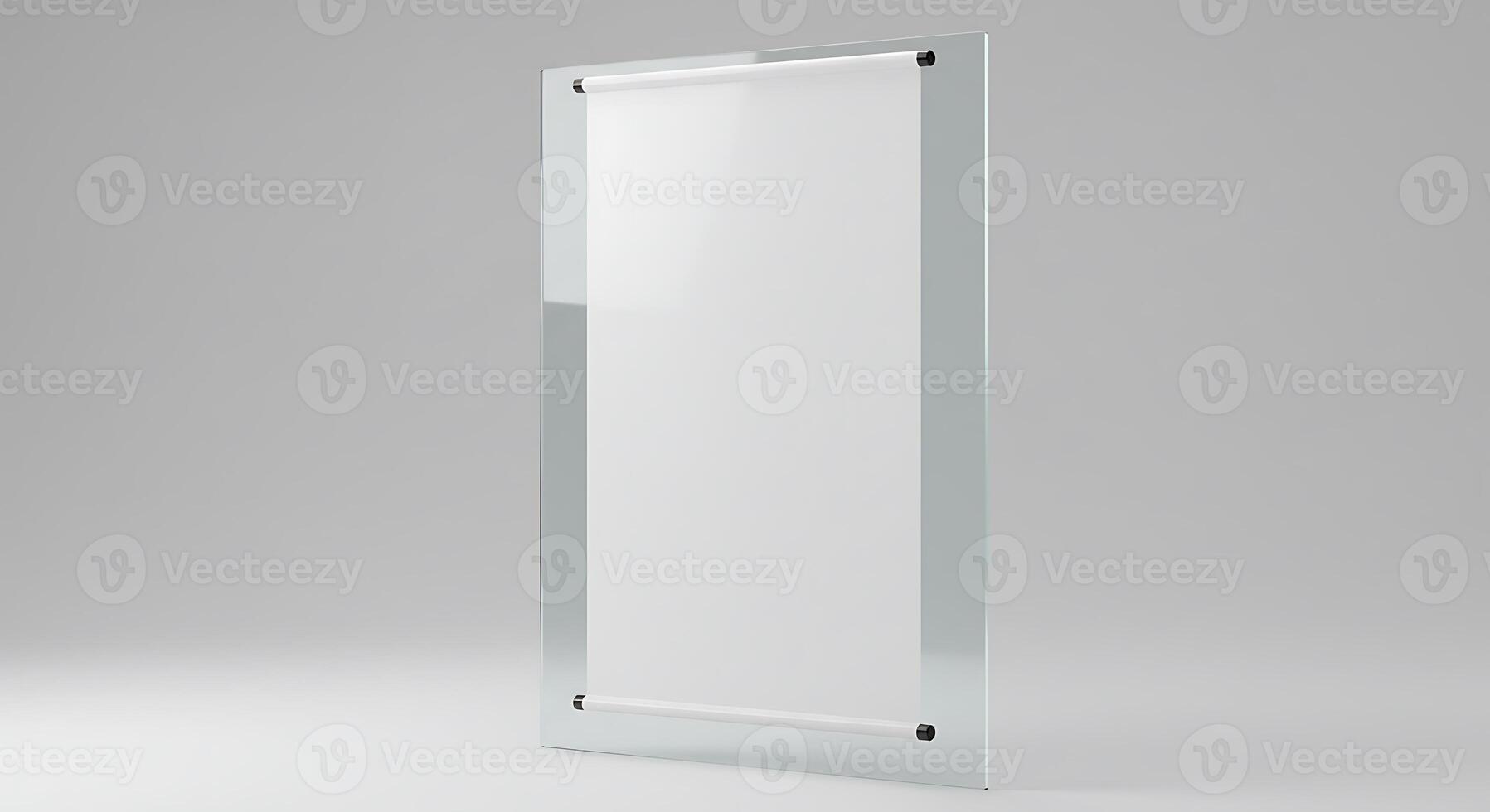 Displaying Document in Glass Frame Mockup for Office or Home photo