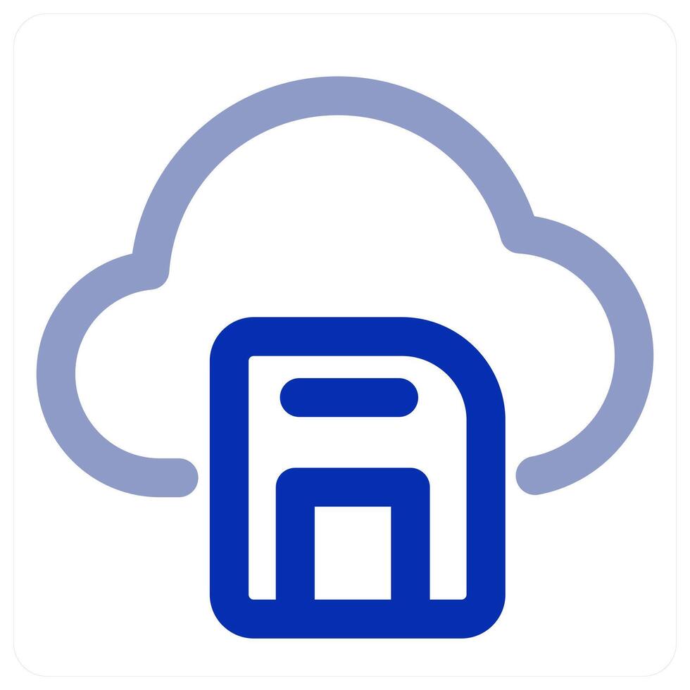 Cloud Disk and storage vector
