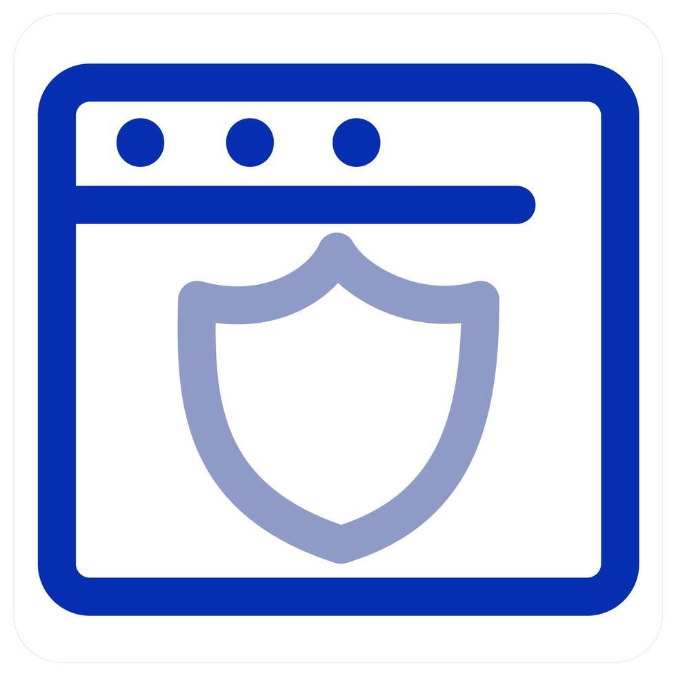Webpage Security concept vector