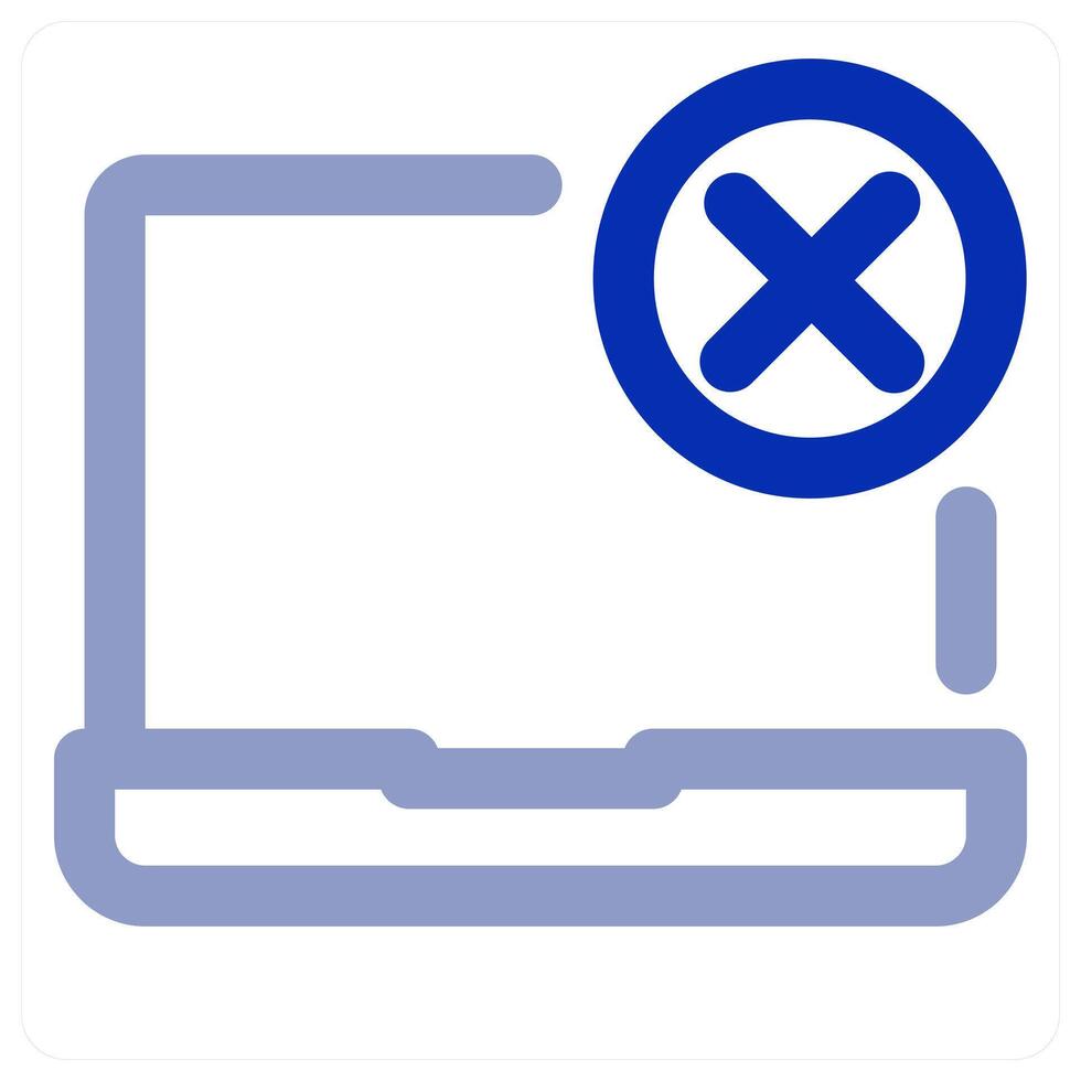 Remove Laptop concept vector