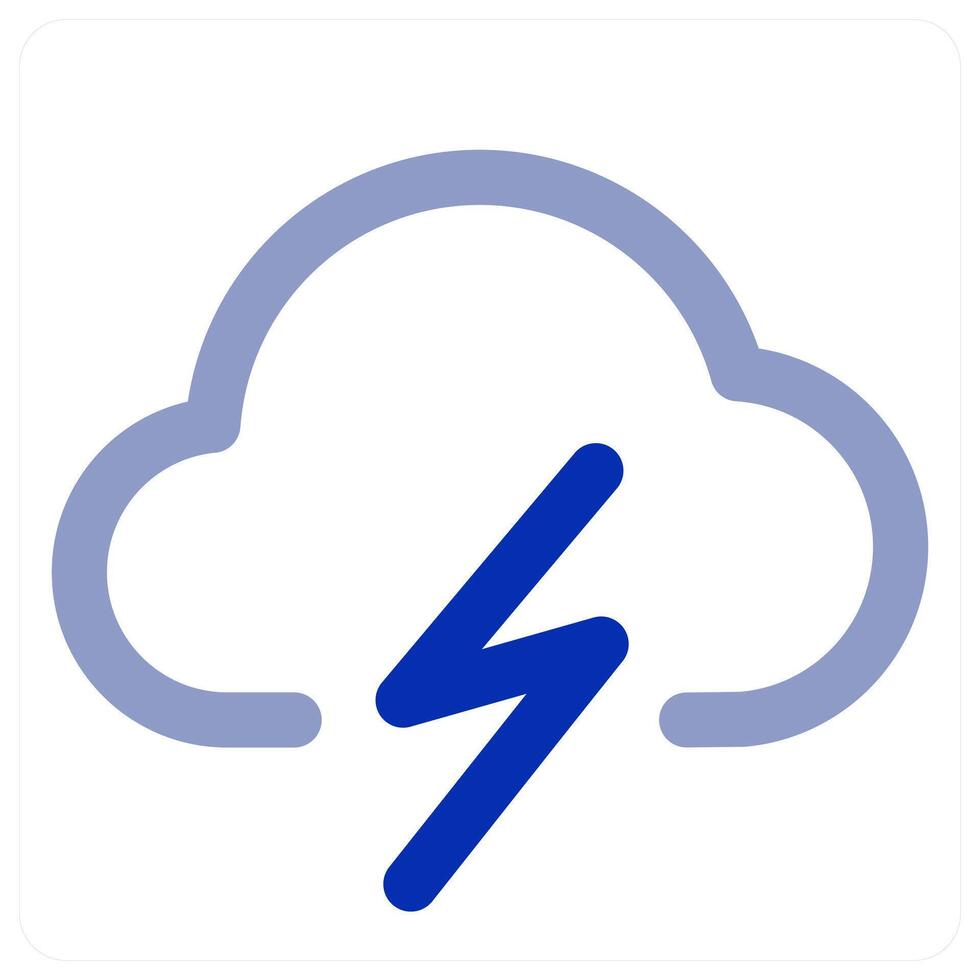 Cloud Power and technology vector
