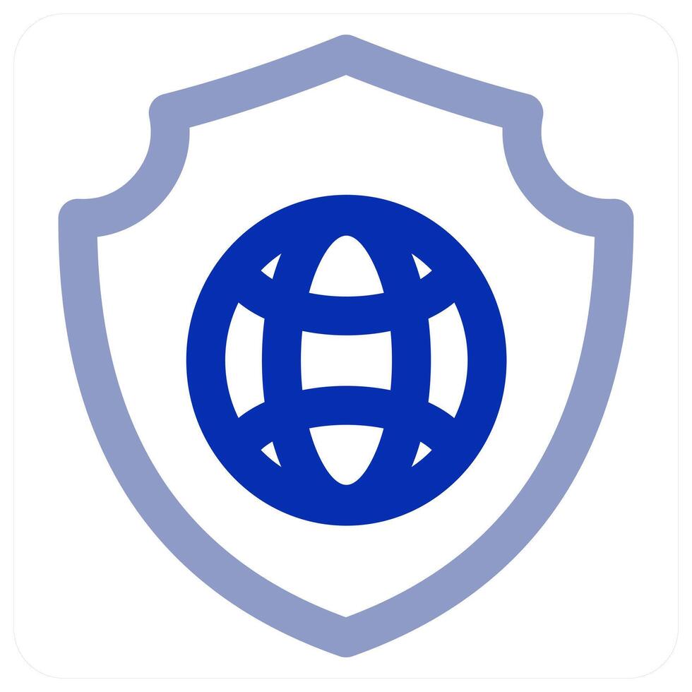 Global Protection icon concept vector