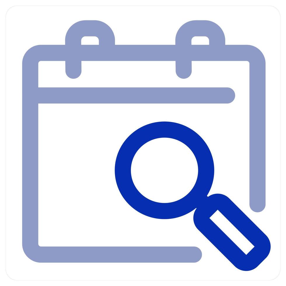 Search Calendar concept icon vector