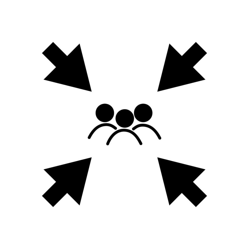 Muster point icon on white background vector