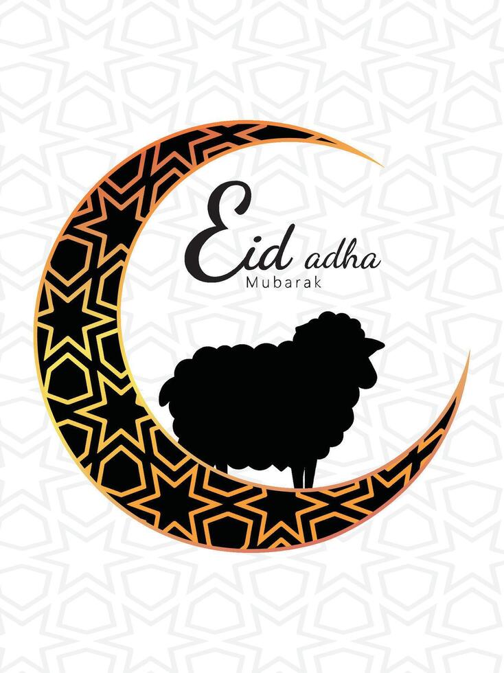 illustration design for islamic Eid al-Adha vector