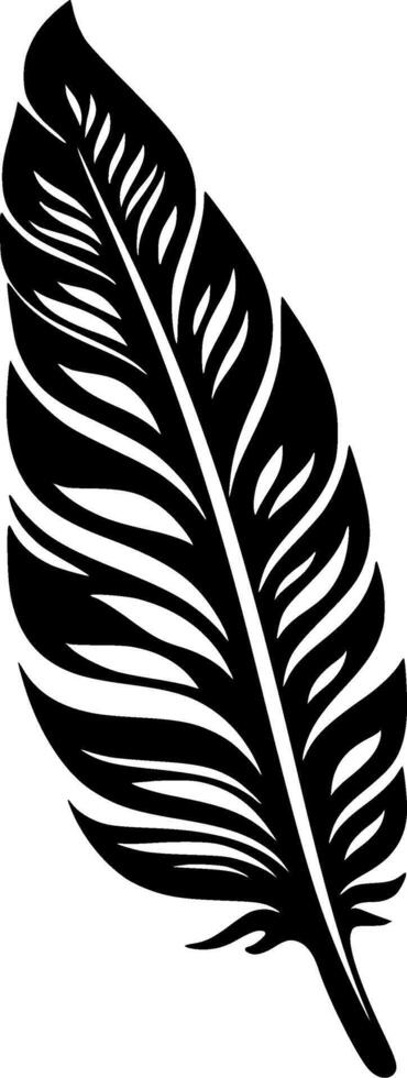 Premium Feather Design T-Shirt or Mug - Elegant, Stylish, and Unique Gift for Nature Lovers and Bird Enthusiasts - Quality Apparel and Drinkware Black and White illustration vector