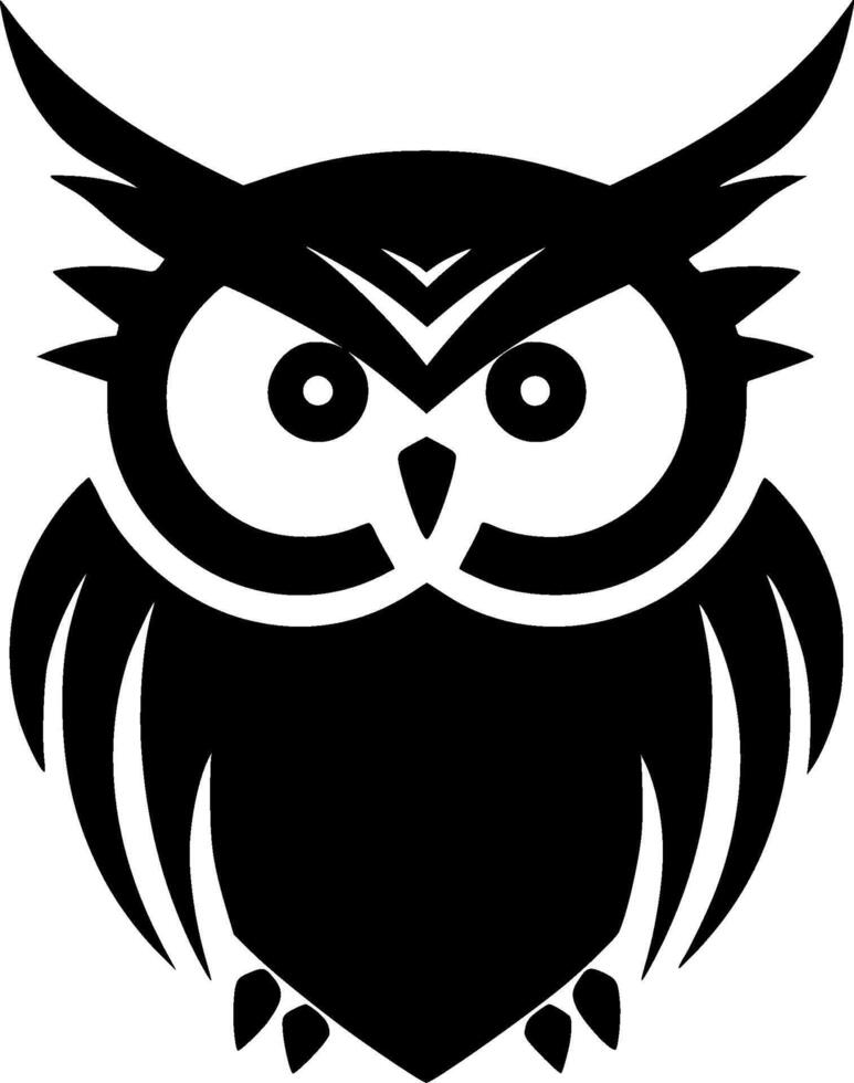 Premium Owl Design T-Shirt or Mug - Unique, High-Quality Gift for Nature Lovers and Owl Enthusiasts - Perfect for Any Occasion Black and White illustration vector