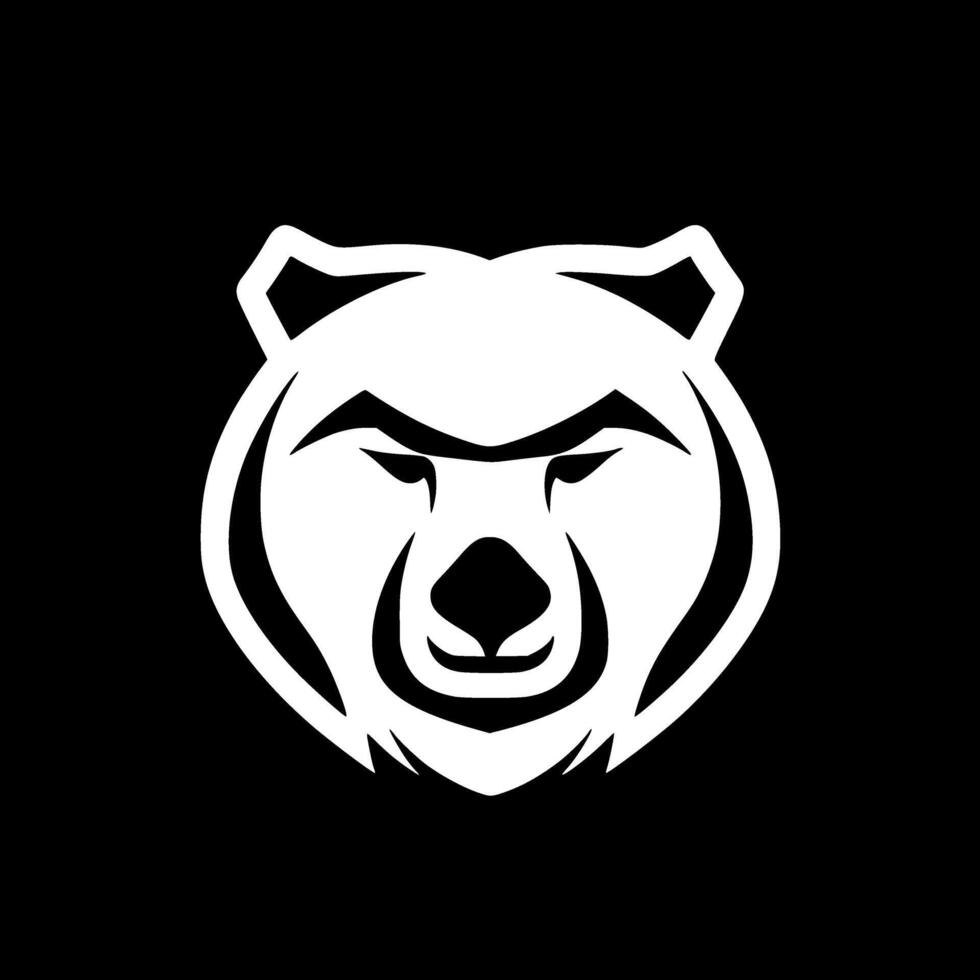 Premium Bear Logo Design - High-Quality Graphic for T-Shirts, Mugs, and Apparel - Perfect for Nature Lovers and Outdoor Enthusiasts vector