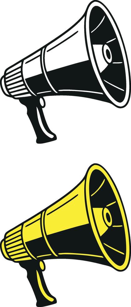 Announce Mic in Hand Vectors for Radio and Podcast Branding