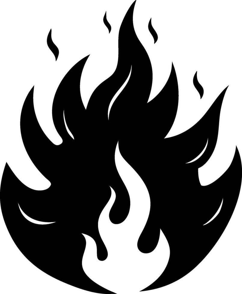 Abstract Flame Sticker Vectors for Creative Designs